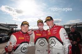 02.06.2013- Race, Frank Stippler (DEU) Edward Sandstrom (SWE) Christopher Mies (DEU) Audi R8 LMS Ultra, Belgian Audi Club Team WRT  01-02.06.2013. Blancpain Endurance Series, Rd 2, Silverstone, England.