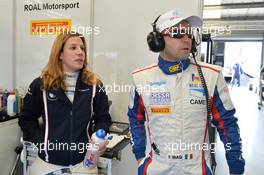   Qualifying, Michela Cerruti (ITA) and Thomas Biagi (ITA) BMW Z4, ROAL Motorsport  01-02.06.2013. Blancpain Endurance Series, Rd 2, Silverstone, England.