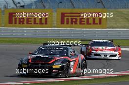 02.06.2013- Race, Lucas Luhr (DEU) Steven Kane (GBR) Peter Dumbreck (GBR) Nissan GT-R Nismo GT3, JRM  01-02.06.2013. Blancpain Endurance Series, Rd 2, Silverstone, England.