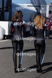   Qualifying, Girls in the paddock   01-02.06.2013. Blancpain Endurance Series, Rd 2, Silverstone, England.