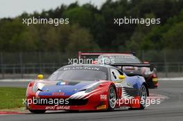 George Cabannes (FRA) Leonardo Gorinni (ITA) Romain Brandela (FRA) Ferrari 458 Italia, Sport Garage / George Cabanne  01-02.06.2013. Blancpain Endurance Series, Rd 2, Silverstone, England.