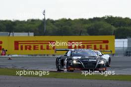 02.06.2013- Race, Rahel Frey (CHE) Matt Halliday (NZL) Niki Mayr-Melnhof (AUT) Audi R8, LMS Ultra  01-02.06.2013. Blancpain Endurance Series, Rd 2, Silverstone, England.