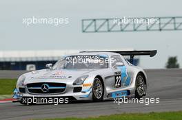 David Jones (GBR) Godfrey Jones (GBR) Morgan Jones (GBR) Mercedes SLS AMG GT3, Preci Spark  01-02.06.2013. Blancpain Endurance Series, Rd 2, Silverstone, England.