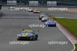 02.06.2013- Race, Darren Turner (GBR) Stefan Mucke (DEU) Frederic Makowiecki (FRA) Aston Martin Vantage GT3, Aston Martin Racing  01-02.06.2013. Blancpain Endurance Series, Rd 2, Silverstone, England.