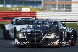   Stephane Ortelli (FRA) Laurens Vanthoor (BEL) Rene Rast (DEU) Audi R8 LMS Ultra  01-02.06.2013. Blancpain Endurance Series, Rd 2, Silverstone, England.