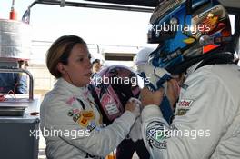   Qualifying, Michela Cerruti (ITA) and Stefano Comandini (ITA) BMW Z4, ROAL Motorsport  01-02.06.2013. Blancpain Endurance Series, Rd 2, Silverstone, England.