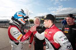 02.06.2013- Race, Frank Stippler (DEU) Edward Sandstrom (SWE) Christopher Mies (DEU) Audi R8 LMS Ultra, Belgian Audi Club Team WRT  01-02.06.2013. Blancpain Endurance Series, Rd 2, Silverstone, England.