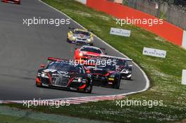 02.06.2013- Race, Frank Stippler (DEU) Edward Sandstrom (SWE) Christopher Mies (DEU) Audi R8 LMS Ultra, Belgian Audi Club Team WRT  01-02.06.2013. Blancpain Endurance Series, Rd 2, Silverstone, England.
