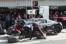 02.06.2013- Race, Frank Stippler (DEU) Edward Sandstrom (SWE) Christopher Mies (DEU) Audi R8 LMS Ultra, Belgian Audi Club Team WRT  01-02.06.2013. Blancpain Endurance Series, Rd 2, Silverstone, England.