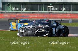 02.06.2013- Race, Stephane Ortelli (FRA) Laurens Vanthoor (BEL) Rene Rast (DEU) Audi R8 LMS Ultra  01-02.06.2013. Blancpain Endurance Series, Rd 2, Silverstone, England.