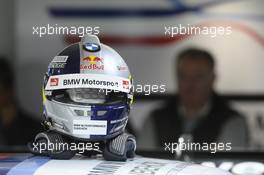 helmet Martin Tomczyk (GER) BMW Team RMG, 18.10.2013, DTM Round 10, Hockenheim, Germany, Friday.