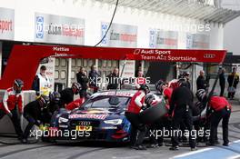 Pistopp Mattias Ekstroem (SWE), Audi Sport Team Abt Sportsline, Audi A5 DTM 18.10.2013, DTM Round 10, Hockenheim, Germany, Friday.