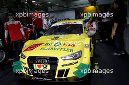 Mike Rockenfeller (GER) Audi Sport Team Phoenix Racing Audi A5 DTM 18.10.2013, DTM Round 10, Hockenheim, Germany, Friday.