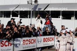 Andy Priaulx (GBR) BMW Team RMG BMW M3 DTM, Bruno Spengler (CAN) BMW Team Schnitzer BMW M3 DTM and Dirk Werner (GER) BMW Team Schnitzer BMW M3 DTM 19.10.2013, DTM Round 10, Hockenheim, Germany, Saturday.