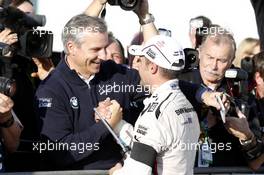 Jens Marquardt (GER) BMW Motorsport Director and Andy Priaulx (GBR) BMW Team RMG BMW M3 DTM 19.10.2013, DTM Round 10, Hockenheim, Germany, Saturday.