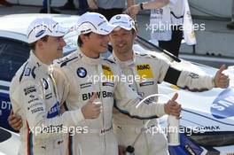 Dirk Werner (GER) BMW Team Schnitzer, Bruno Spengler (CAN) BMW Team Schnitzer, Andy Priaulx (GBR) BMW Team RMG, Portrait, 19.10.2013, DTM Round 10, Hockenheim, Germany, Saturday.