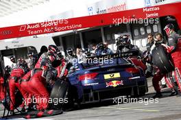 Pistopp Mattias Ekstroem (SWE), Audi Sport Team Abt Sportsline, Audi A5 DTM 19.10.2013, DTM Round 10, Hockenheim, Germany, Saturday.