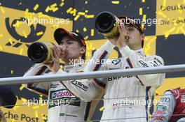 2nd in championship Augusto Farfus (BRA) BMW Team RBM, with 3rd Bruno Spengler (CAN) BMW Team Schnitzer, Portrait, 20.10.2013, DTM Round 10, Hockenheim, Germany, Sunday.