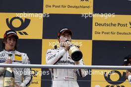 Podium, Bruno Spengler (CAN) BMW Team Schnitzer BMW M3 DTM 20.10.2013, DTM Round 10, Hockenheim, Germany, Sunday.