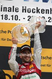 Championship Podium, 1st Mike Rockenfeller (GER) Audi Sport Team Phoenix Racing Audi A5 DTM 20.10.2013, DTM Round 10, Hockenheim, Germany, Sunday.