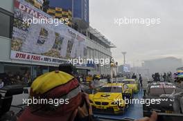 winner Timo Glock (GER) BMW Team MTEK, celebrates his victory 20.10.2013, DTM Round 10, Hockenheim, Germany, Sunday.