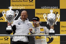 Ernest Knoors (NED) BMW Team MTEK and Timo Glock (GER) BMW Team MTEK BMW M3 DTM 20.10.2013, DTM Round 10, Hockenheim, Germany, Sunday.