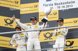 2nd Bruno Spengler (CAN) BMW Team Schnitzer, celebrates 20.10.2013, DTM Round 10, Hockenheim, Germany, Sunday.