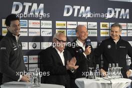 Torger Christian „Toto“ Wolff (AUT); Sporting Director Mercedes-Benz; Hans Werner Aufrecht (GER); Chairman of DTM; Dr. Wolfgang Ullrich (GER); Head of Audi Sport; Jens Marquardt (GER); Head of BMW Motorsport; 09.04.2013, DTM Media Day, Hockenheim, Germany, Tuesday.