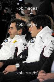 Timo Glock (GER);  BMW Team MTEK; Portrait; Bruno Spengler (CDN); BMW Team Schnitzer; Portrait; 09.04.2013, DTM Media Day, Hockenheim, Germany, Tuesday.