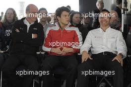 Dr. Wolfgang Ullrich (GER); Head of Audi Sport; Adrien Tambay (FRA); Audi Sport Team Abt; Portrait; Timo Scheider (GER); Audi Sport Team Abt; Portrait; 09.04.2013, DTM Media Day, Hockenheim, Germany, Tuesday.