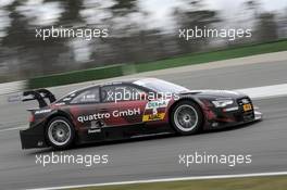 car: Edoardo Mortara (ITA); Audi Sport Team Rosberg; Audi RS 5 DTM; driver: Mike Rockenfeller (GER); Audi Sport Team Phoenix; 09.04.2013, DTM Media Day, Hockenheim, Germany, Tuesday.