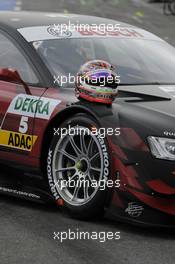 Edoardo Mortara (ITA); Audi Sport Team Rosberg; Helmet; 09.04.2013, DTM Media Day, Hockenheim, Germany, Tuesday.