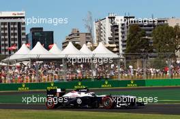 Valtteri Bottas (FIN) Williams FW35. 15.03.2013. Formula 1 World Championship, Rd 1, Australian Grand Prix, Albert Park, Melbourne, Australia, Practice Day.