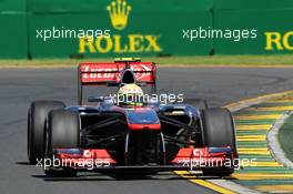 Sergio Perez (MEX) McLaren MP4-28. 15.03.2013. Formula 1 World Championship, Rd 1, Australian Grand Prix, Albert Park, Melbourne, Australia, Practice Day.