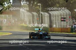 Lewis Hamilton (GBR) Mercedes AMG F1 W04. 15.03.2013. Formula 1 World Championship, Rd 1, Australian Grand Prix, Albert Park, Melbourne, Australia, Practice Day.