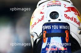The helmet of Sebastian Vettel (GER) Red Bull Racing. 15.03.2013. Formula 1 World Championship, Rd 1, Australian Grand Prix, Albert Park, Melbourne, Australia, Practice Day.