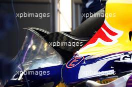 Red Bull Racing RB9 engine cover detail. 15.03.2013. Formula 1 World Championship, Rd 1, Australian Grand Prix, Albert Park, Melbourne, Australia, Practice Day.