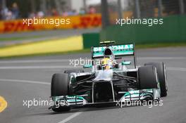 Lewis Hamilton (GBR) Mercedes AMG F1 W04. 15.03.2013. Formula 1 World Championship, Rd 1, Australian Grand Prix, Albert Park, Melbourne, Australia, Practice Day.