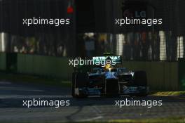 Lewis Hamilton (GBR) Mercedes AMG F1 W04. 15.03.2013. Formula 1 World Championship, Rd 1, Australian Grand Prix, Albert Park, Melbourne, Australia, Practice Day.