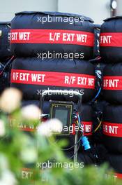 Wet trye blankets. 15.03.2013. Formula 1 World Championship, Rd 1, Australian Grand Prix, Albert Park, Melbourne, Australia, Practice Day.