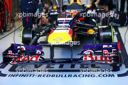 Red Bull Racing RB9 front wing. 15.03.2013. Formula 1 World Championship, Rd 1, Australian Grand Prix, Albert Park, Melbourne, Australia, Practice Day.