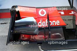 McLaren MP4-28 front wing detail. 15.03.2013. Formula 1 World Championship, Rd 1, Australian Grand Prix, Albert Park, Melbourne, Australia, Practice Day.