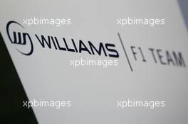 Williams logo. 15.03.2013. Formula 1 World Championship, Rd 1, Australian Grand Prix, Albert Park, Melbourne, Australia, Practice Day.
