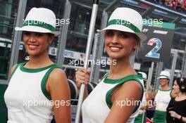 Grid girls. 17.03.2013. Formula 1 World Championship, Rd 1, Australian Grand Prix, Albert Park, Melbourne, Australia, Race Day.