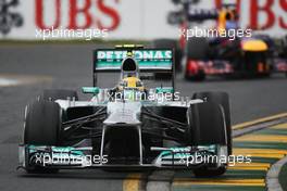 Lewis Hamilton (GBR) Mercedes AMG F1 W04. 17.03.2013. Formula 1 World Championship, Rd 1, Australian Grand Prix, Albert Park, Melbourne, Australia, Race Day.