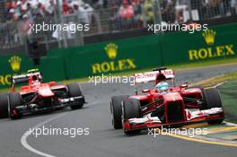 Fernando Alonso (ESP) Ferrari F138. 17.03.2013. Formula 1 World Championship, Rd 1, Australian Grand Prix, Albert Park, Melbourne, Australia, Race Day.