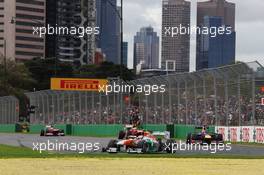 Adrian Sutil (GER) Sahara Force India VJM06. 17.03.2013. Formula 1 World Championship, Rd 1, Australian Grand Prix, Albert Park, Melbourne, Australia, Race Day.