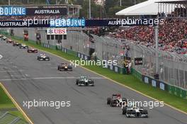 Nico Rosberg (GER) Mercedes AMG F1 W04. 17.03.2013. Formula 1 World Championship, Rd 1, Australian Grand Prix, Albert Park, Melbourne, Australia, Race Day.