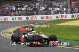 Sergio Perez (MEX) McLaren MP4-28. 17.03.2013. Formula 1 World Championship, Rd 1, Australian Grand Prix, Albert Park, Melbourne, Australia, Race Day.