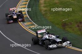 Valtteri Bottas (FIN) Williams FW35. 17.03.2013. Formula 1 World Championship, Rd 1, Australian Grand Prix, Albert Park, Melbourne, Australia, Race Day.